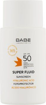Cонцезахисний супер флюїд SPF 50 для всіх типів шкіри Babe Laboratorios 9331 фото