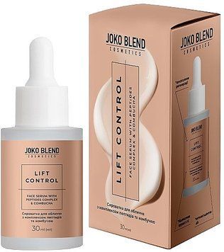 Сироватка для обличчя з комплексом пептидів та комбучею Joko Blend Lift Control 01248 фото