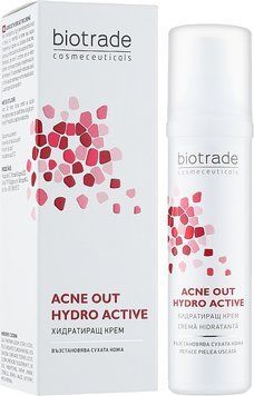 Гідроактивний крем проти вугрового висипу Biotrade Acne Out Hydro Active Cream 6260 фото