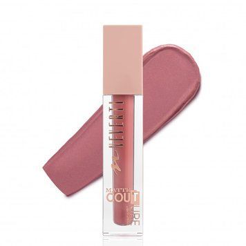 Рідка матова помада для губ Neverti Matte Couture Liquid NP804 №101 Nude Romance 00950 фото