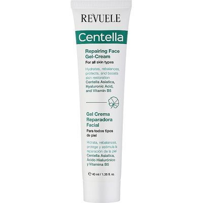 Гель-крем для обличчя відновлюючий з центеллою Revuele Centella Regenerating Face Gel-Cream 9523 фото