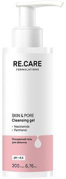 Очищаючий гель для обличчя Re.Care Skin & Pore Cleansing Gel 01057 фото