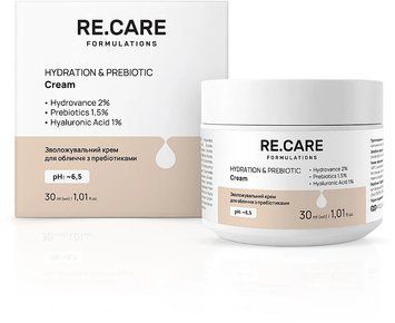 Зволожуючий крем для обличчя з пребіотиками Re.Care Hydration & Prebiotic Cream 01284 фото