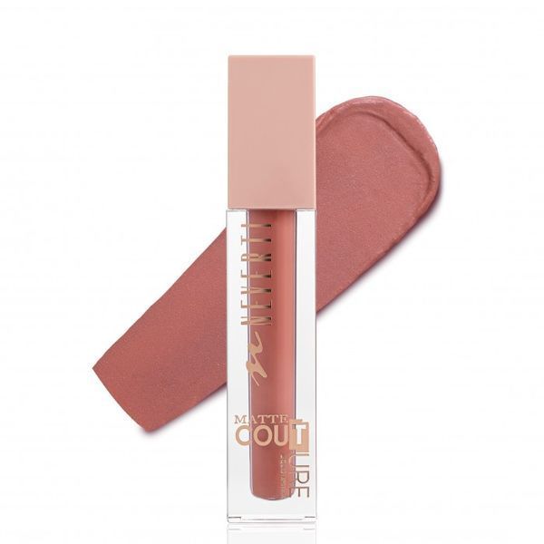 Рідка матова помада для губ Neverti Matte Couture Liquid NP804 №104 Cinnamon Cashmere 00953 фото