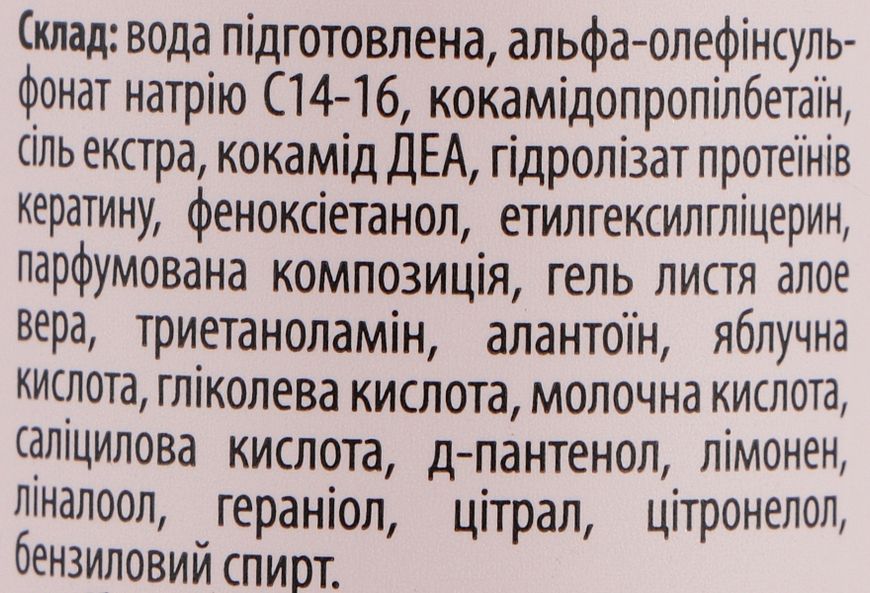 Шампунь для волосся з АНА та ВНА кислотами Top Beauty Ana And Bna Acids Hair Shampoo 01064 фото