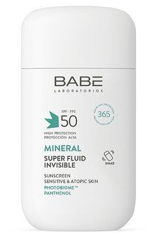 Сонцезахисний мінеральний флюїд з фізичними фільтрами SPF 50 Babe Laboratorios Sunscreen Mineral Fluid 01067 фото