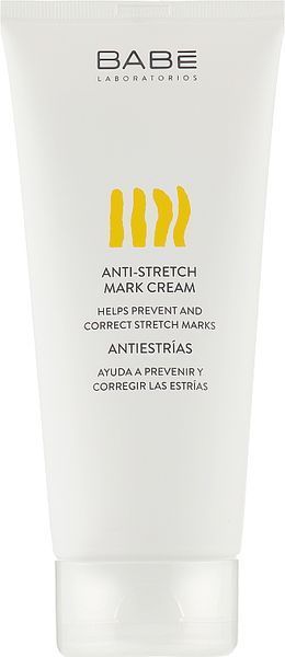 Крем від розтяжок на основі олій Babe Laboratorios Anti-Stretch Mark Cream 4923 фото