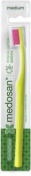 Зубна щітка Medosan Smile Care Medium Green 01230 фото