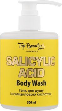 Гель для душу із саліциловою кислотою для боротьби з акне Top Beauty Salicylic Asid Body Wash 00811 фото