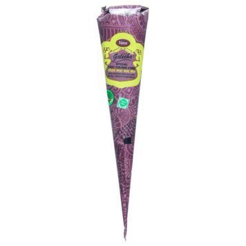 Хна для розпису по тілу в конусі Golecha Color Henna Paste Cone Фіолетова 0672 фото