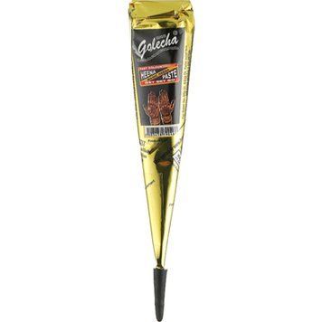 Хна для розпису по тілу в конусі Golecha Color Henna Paste Cone Чорна 0663 фото