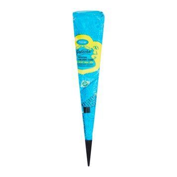 Хна для розпису по тілу в конусі Golecha Color Henna Paste Cone Синя 0667 фото