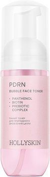 Пінний тонер для природного оновлення шкіри Hollyskin PDRN Bubble Face Toner 01169 фото