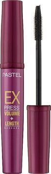 Туш для супероб'єму та подовження вій Pastel Express Volume Length Mascara Black 9252 фото