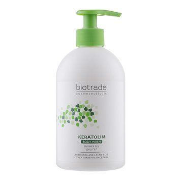 Гель для душу з сечовиною для сухої і надчутливої шкіри Biotrade Keratolin Body Wash 4932 фото