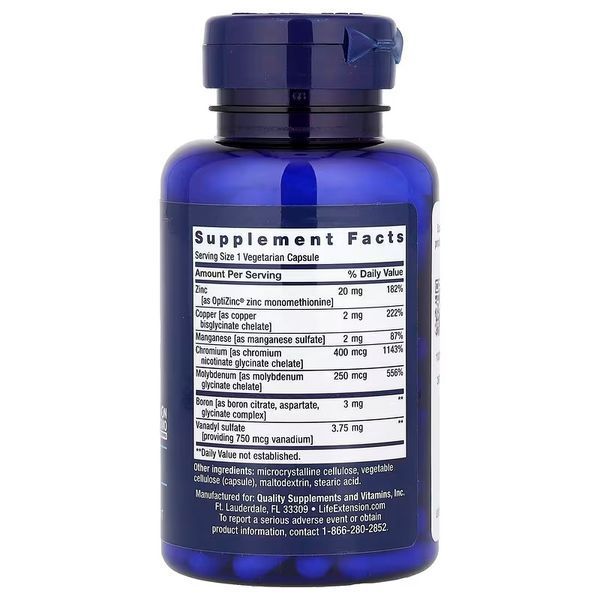 Мікроелементи Life Extension Only Trace Minerals 00092 фото