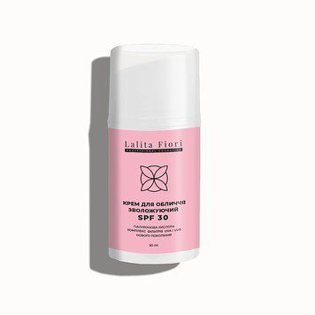 Сонцезахисний зволожуючий крем для обличчя SPF 30 Lalita Fiori 01215 фото