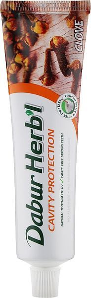Зубна паста &laquo;Гвоздика&raquo; Dabur Herbl Clove Natural Toothpaste + зубна щітка 101 фото