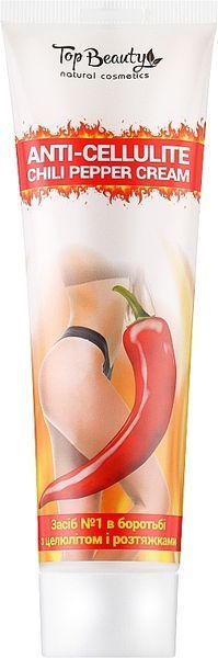 Ліфтинг-крем антицелюлітний з перцем чилі Top Beauty Anti-Cellulite Cream 00783 фото