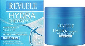 Крем для обличчя нічний інтенсивно зволожуючий Revuele Hydra Therapy Intense Moisturising Night Cream 9024 фото