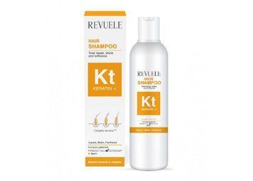 Шампунь для ламкого, тьмяного та тонкого волосся Revuele Keratin+ Hair Shampoo 8790 фото