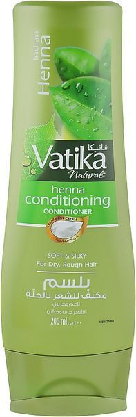 Кондиціонер з хною для сухого та пошкодженого волосся Dabur Vatika Henna Conditioner 184 фото