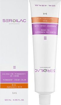 Перманентра крем-фарба для волосся Sergilac The Color With Hyaluronic Acid №6.4 7018 фото