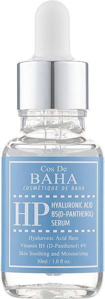 Зволожувальна сироватка з гіалуроновою кислотою й пантенолом Cos De BAHA Hyaluronic Acid + 4% Vitamin B5 Serum 01015 фото