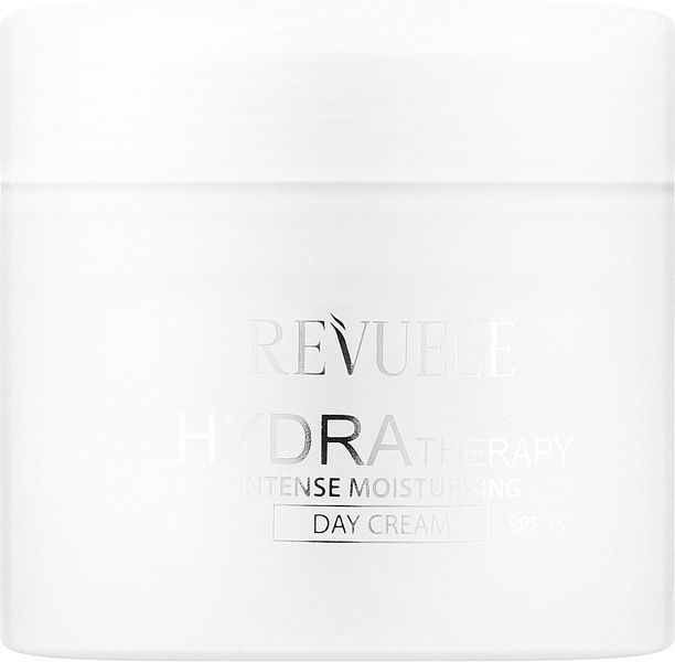 Крем для обличчя денний інтенсивно зволожуючий Revuele Hydra Therapy Intense Moisturising Day Cream SPF 15 9023 фото