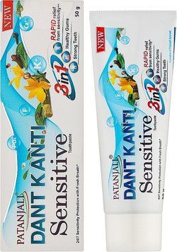 Зубна паста для чутливих зубів Patanjali Dant Kanti Sensitive Toothpaste 01184 фото