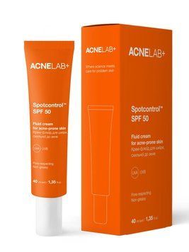 Крем-флюїд для шкіри схильної до акне SPF 50 ACNELAB+ Spotcontrol Fluid Cream For Acne-Prone Skin 01275 фото