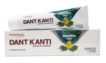 Зубна паста-гель для чутливих зубів Patanjali Dant Kanti Sensitive Gel Toothpaste 01187 фото