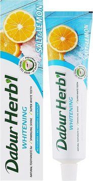 Зубна паста &laquo;Відбілююча&raquo; Dabur Herb'l Salt & Lemon Natural Toothpaste 9144 фото