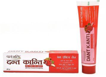 Зубна паста "Свіжий гель" Patanjali Dant Kanti Fresh Active Gel Toothpaste 01189 фото