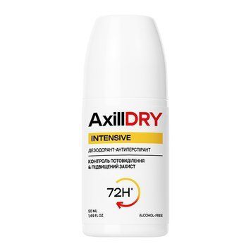 Кульковий дезодорант-антиперспірант до 72 годин AxillDRY Intensive 01146 фото