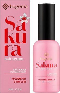 Сироватка для волосся з екстрактом сакури Bogenia Sakura Hair Serum 00995 фото