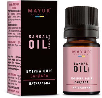 Ефірна олія "Сандал" натуральна Mayur 0614 фото