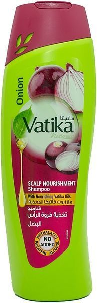 Шампунь &laquo;Живлення шкіри голови&raquo; з олією цибулі Dabur Vatika Naturals Onion Scalp Nourishment Shampoo 00848 фото