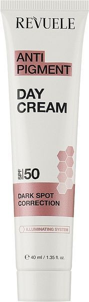 Денний крем для обличчя проти пігментації SPF 50 Revuele Anti Pigment Day Cream 9990 фото