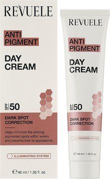 Денний крем для обличчя проти пігментації SPF 50 Revuele Anti Pigment Day Cream 9990 фото