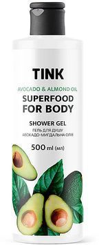 Гель для душу &laquo;Авокадо-Мигдальна олія&raquo; Tink Superfood For Body Shower Gel 00767 фото